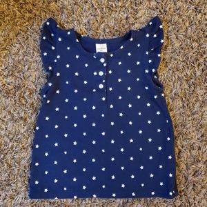 Oshkosh flutter sleeve toddler girl tank
